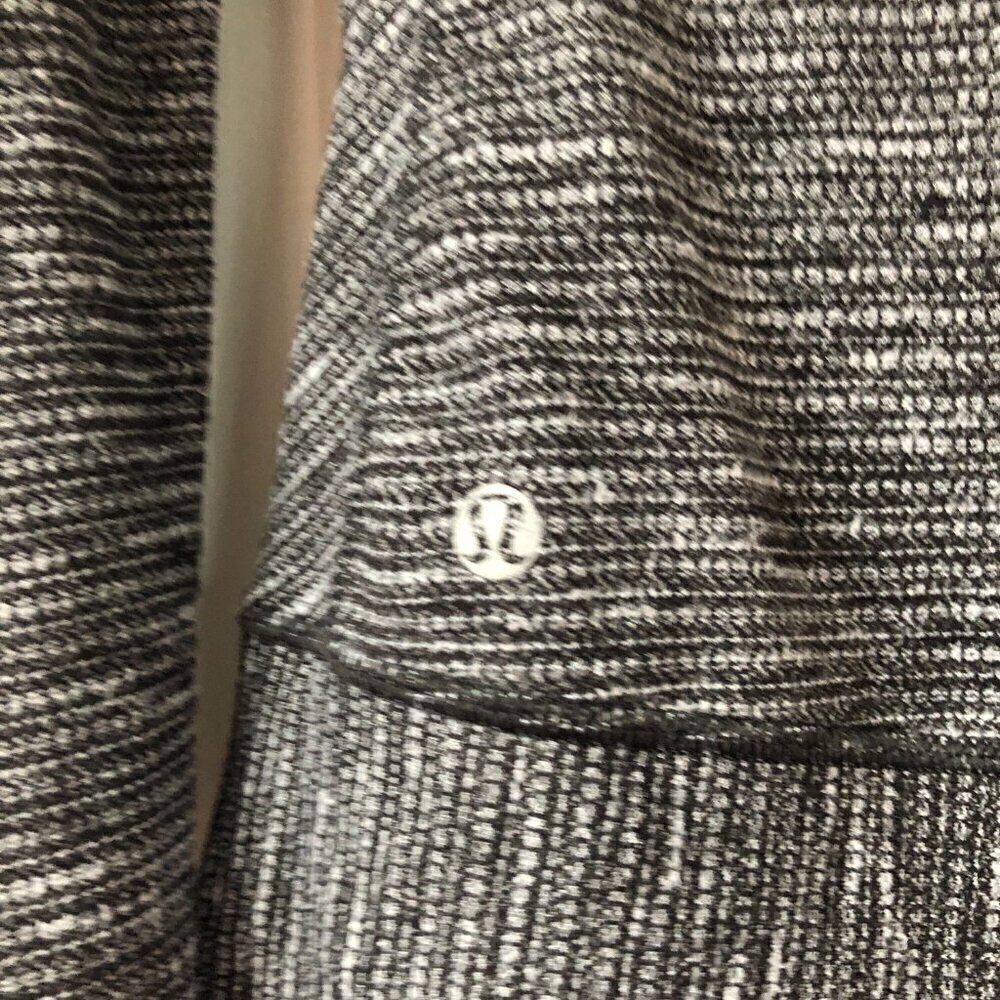 Lululemon Race Your Pace Long Sleeve Pullover Coco Pique Black - Picture 5 of 8